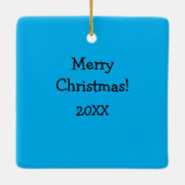 Unglaublich witzig Golf Spaß Weihnachten Keramikornament (Rückseite)