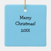 Unglaublich witzig Golf Spaß Weihnachten Keramikornament (Rückseite)