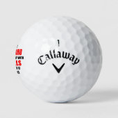 Unglaublich witzig Golfball-Slogan Golfball (Logo)