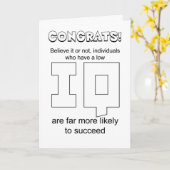 Unglaublich witzig Gratulationen Hochschulabsolven Karte (Gelbe Blume)