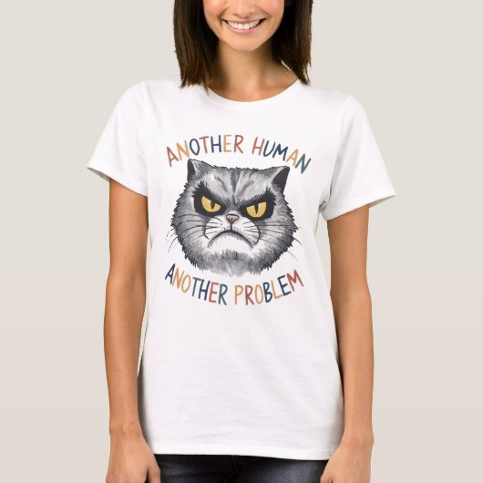 Unglaublich witzig Grumpy Cat T-Shirt (Vorderseite)