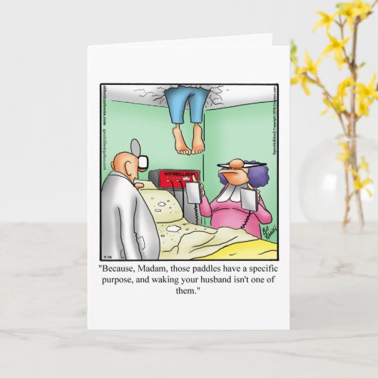 Unglaublich witzig Grußkarte Karte (Gelbe Blume)