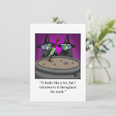 Unglaublich witzig Halloween-Party Einladungen (Stehend Vorderseite)