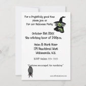 Unglaublich witzig Halloween-Party Einladungen (Rückseite)
