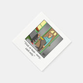 Unglaublich witzig Halloween Spaß Party Napkins Serviette (Ecke)