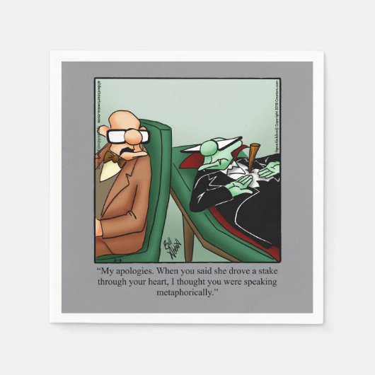 Unglaublich witzig Halloween Spaß Party Napkins Serviette (Vorderseite)