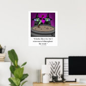 Unglaublich witzig Halloween-Spaß-Poster Poster (Heimbüro)