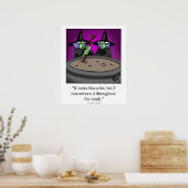 Unglaublich witzig Halloween-Spaß-Poster Poster (Küche)