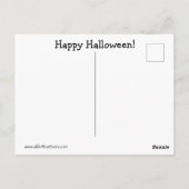 Unglaublich witzig Halloween Spaß Postkarte (Rückseite)