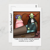 Unglaublich witzig Halloween Spaß Postkarte (Vorne/Hinten)