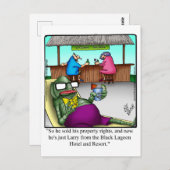 Unglaublich witzig Halloween Spaß Postkarte (Vorne/Hinten)