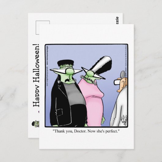 Unglaublich witzig Halloween Spaß Postkarte (Vorne/Hinten)