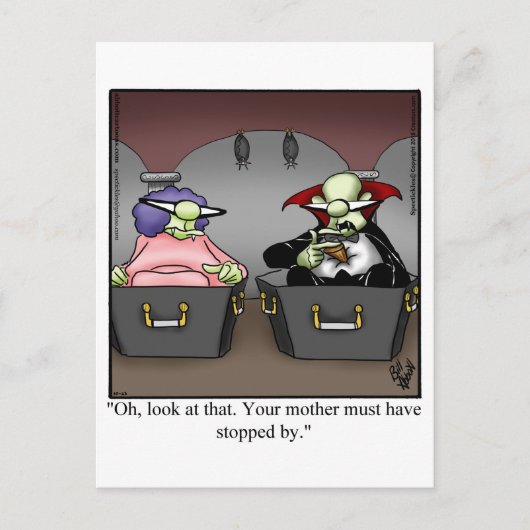 Unglaublich witzig Halloween Spaß Postkarte (Vorderseite)