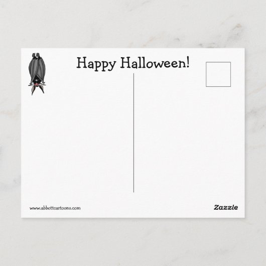 Unglaublich witzig Halloween Spaß Postkarte (Rückseite)