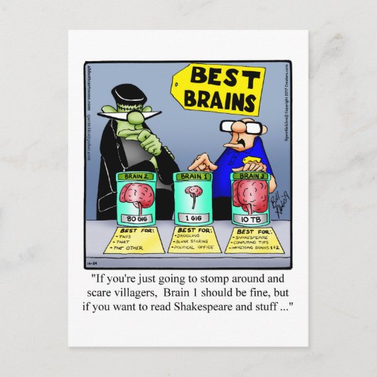 Unglaublich witzig Halloween Spaß Postkarte (Vorderseite)