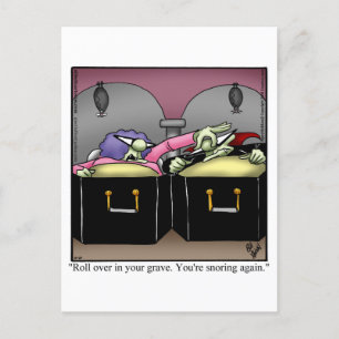 Unglaublich witzig Halloween Spaß Postkarte