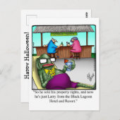 Unglaublich witzig Halloween Spaß Postkarte (Vorne/Hinten)