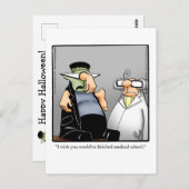 Unglaublich witzig Halloween Spaß Postkarte (Vorne/Hinten)