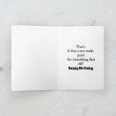 Unglaublich witzig Happy Birthday Grußkarte Karte (Innenseite)