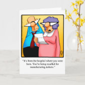 Unglaublich witzig Happy Birthday Grußkarte Karte (Gelbe Blume)