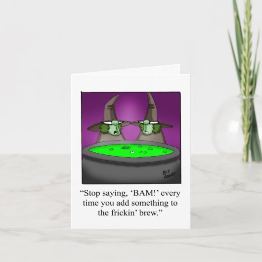 Unglaublich witzig Happy Halloween Grußkarte Karte (Vorderseite)