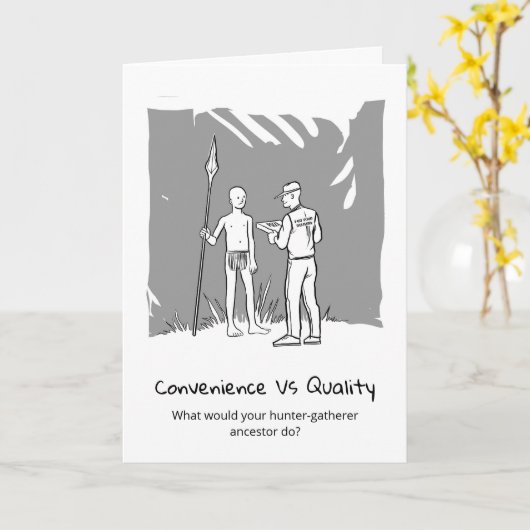 Unglaublich witzig Hard Lifestyle-Karte Karte (Gelbe Blume)