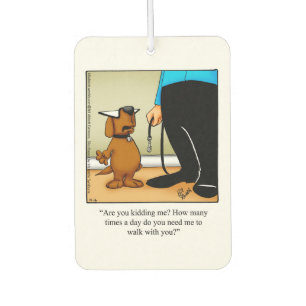 Unglaublich witzig Hund Lover's Air Freshener Autolufterfrischer
