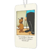 Unglaublich witzig Hund Lover's Air Freshener Autolufterfrischer (Links)