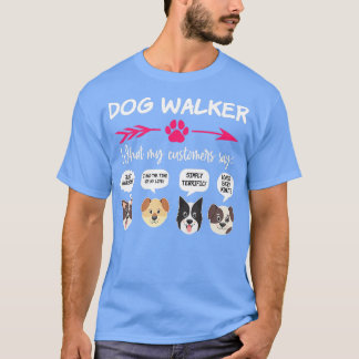 Unglaublich witzig Hundeschwalker gibt Jungen Witz T-Shirt