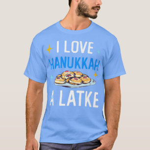 Unglaublich witzig I Liebe Hanukkah A Latke Puff T-Shirt