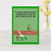 Unglaublich witzig irischer Geburtstag Karte (Gelbe Blume)