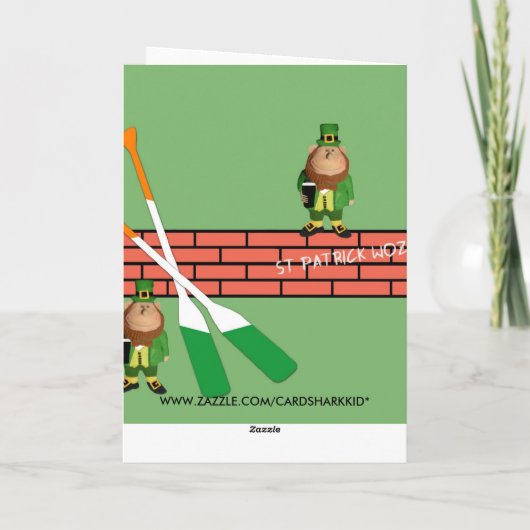 Unglaublich witzig irischer Geburtstag Karte (Rückseite)