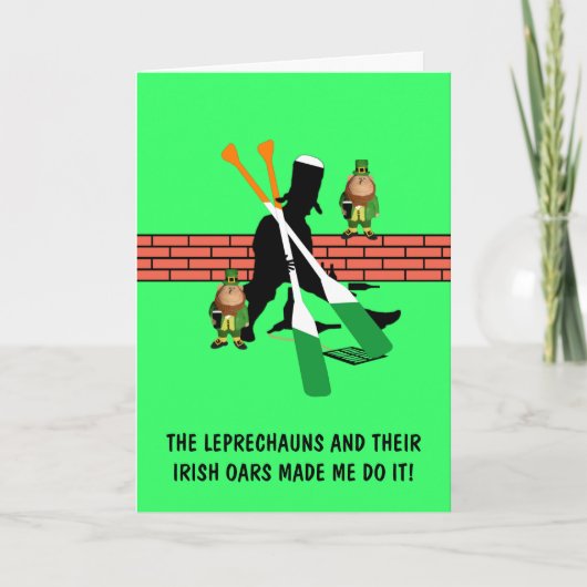 Unglaublich witzig Irisirisch Karte (Vorderseite)