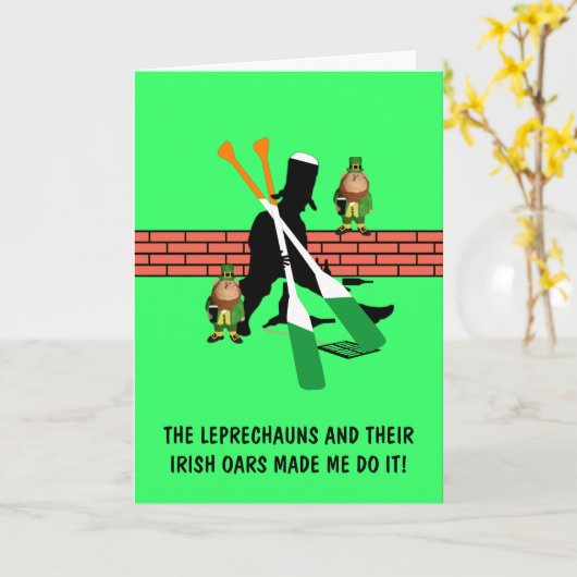 Unglaublich witzig Irisirisch Karte (Gelbe Blume)