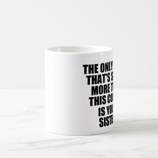 Unglaublich witzig Kaffee-Sprichwort, schlechter Kaffeetasse (Mittel)