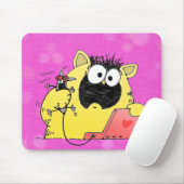Unglaublich witzig Katze und Mausunterlage Mousepad (Mit Mouse)