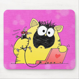 Unglaublich witzig Katze und Mausunterlage Mousepad