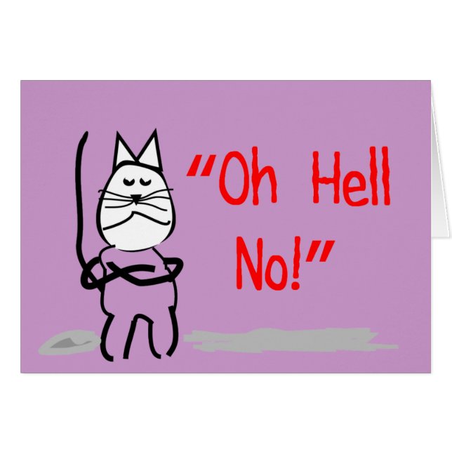 Unglaublich witzig Katzen-Kunst-Karten und (Vorderseite (Horizontal))