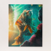 Unglaublich witzig KI-Fisch Puzzle (Vertikal)