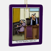 Unglaublich witzig kirchlicher Spaß Weihnachten Keramikornament (Rechts)