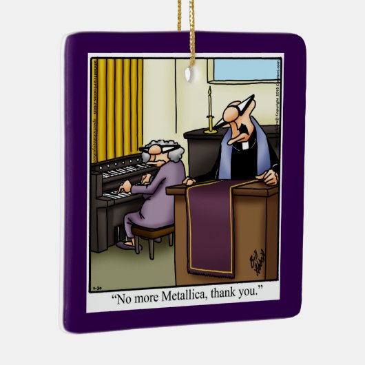 Unglaublich witzig kirchlicher Spaß Weihnachten Keramikornament (Rechts)