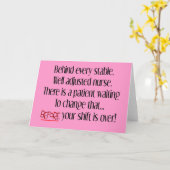 Unglaublich witzig Krankengeschenke "Hinter jeder  Karte (Gelbe Blume)