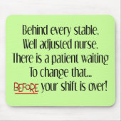 Unglaublich witzig Krankenschwester-Geschenke Mousepad (Vorne)