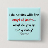 Unglaublich witzig Krankenschwester-T - Shirts und Button (Vorderseite)