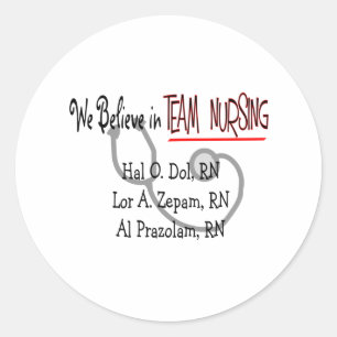 Unglaublich witzig Krankenschwester-T - Shirts und Runder Aufkleber