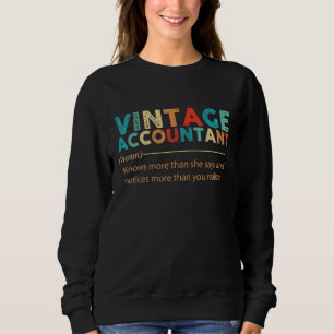 Unglaublich witzig Ladys Cashier Analyst Männer Fr Sweatshirt