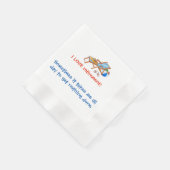 Unglaublich witzig liebevolle Rente Serviette (Ecke)