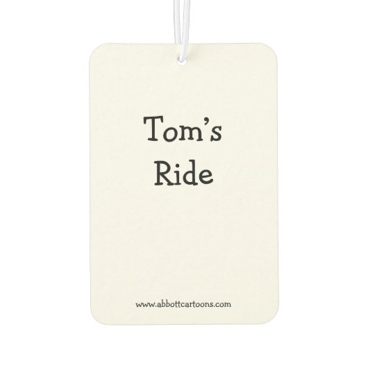 Unglaublich witzig Luftkühler für ihn Autolufterfrischer (Rückseite)