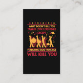 Unglaublich witzig Marching Band Sarcasm Trompete  Visitenkarte (Vorderseite)