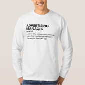 Unglaublich witzig Marketing-Manager T-Shirt (Vorderseite)